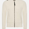 MA.Strum Vesten Full zip bomber sweat - aluminium