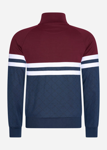 Ellesse Vesten Prende track top - burgundy