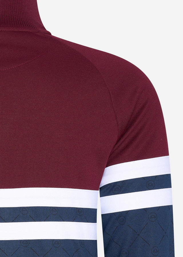 Ellesse Vesten Prende track top - burgundy