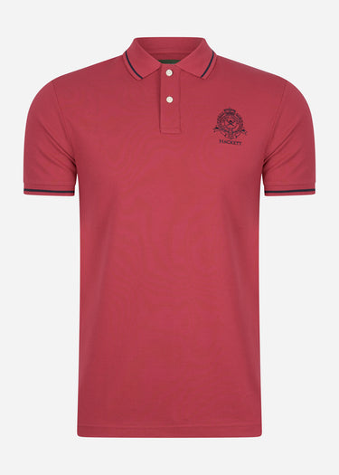Hackett London Polo's  Heritage logo polo - claret