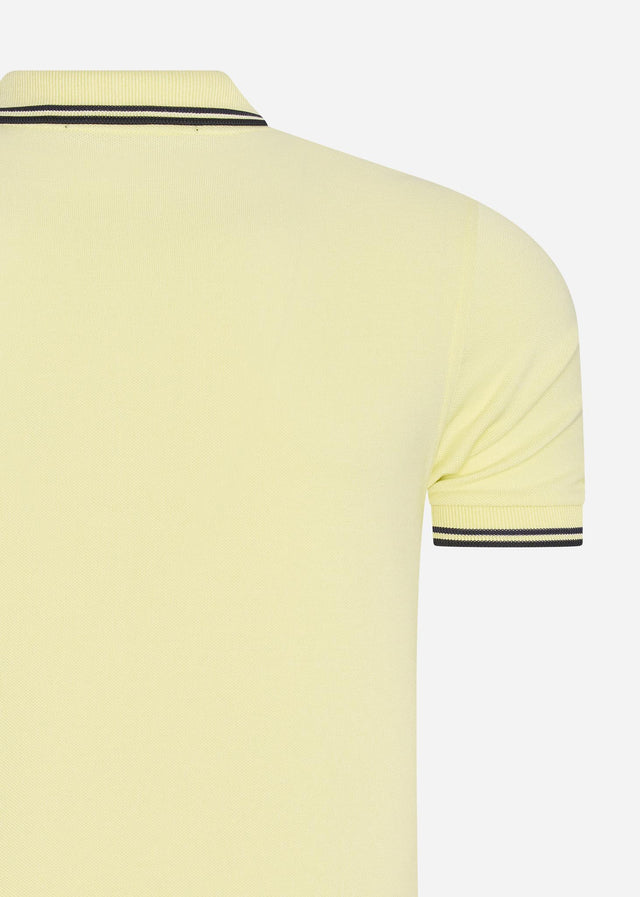 Fred Perry Polo's Twin tipped fred perry shirt - wax yellow