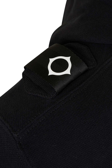 MA.Strum Hoodies Core overhead hoody- jet black