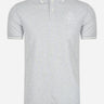 Hackett London Polo's Heritage logo polo - grey marl