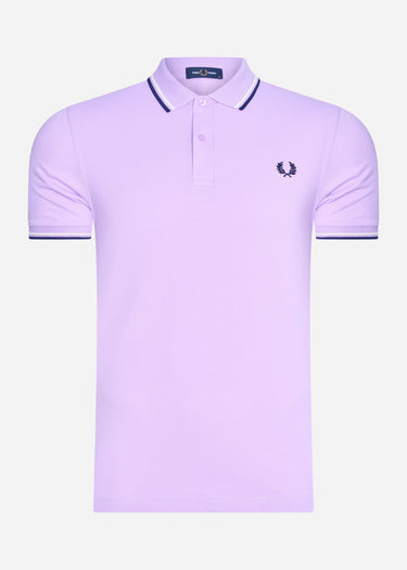 Fred Perry Polo's Twin tipped fred perry shirt - lilac soul