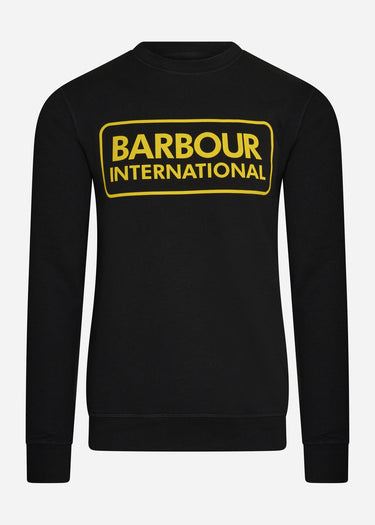Barbour International Truien Large logo sweat - black