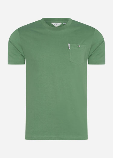 Ben Sherman T-shirts Signature pocket tee - rich fern