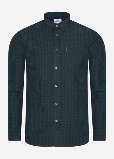 Ben Sherman Overhemden Signature gingham - dark green