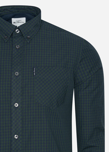 Ben Sherman Overhemden Signature gingham - dark green