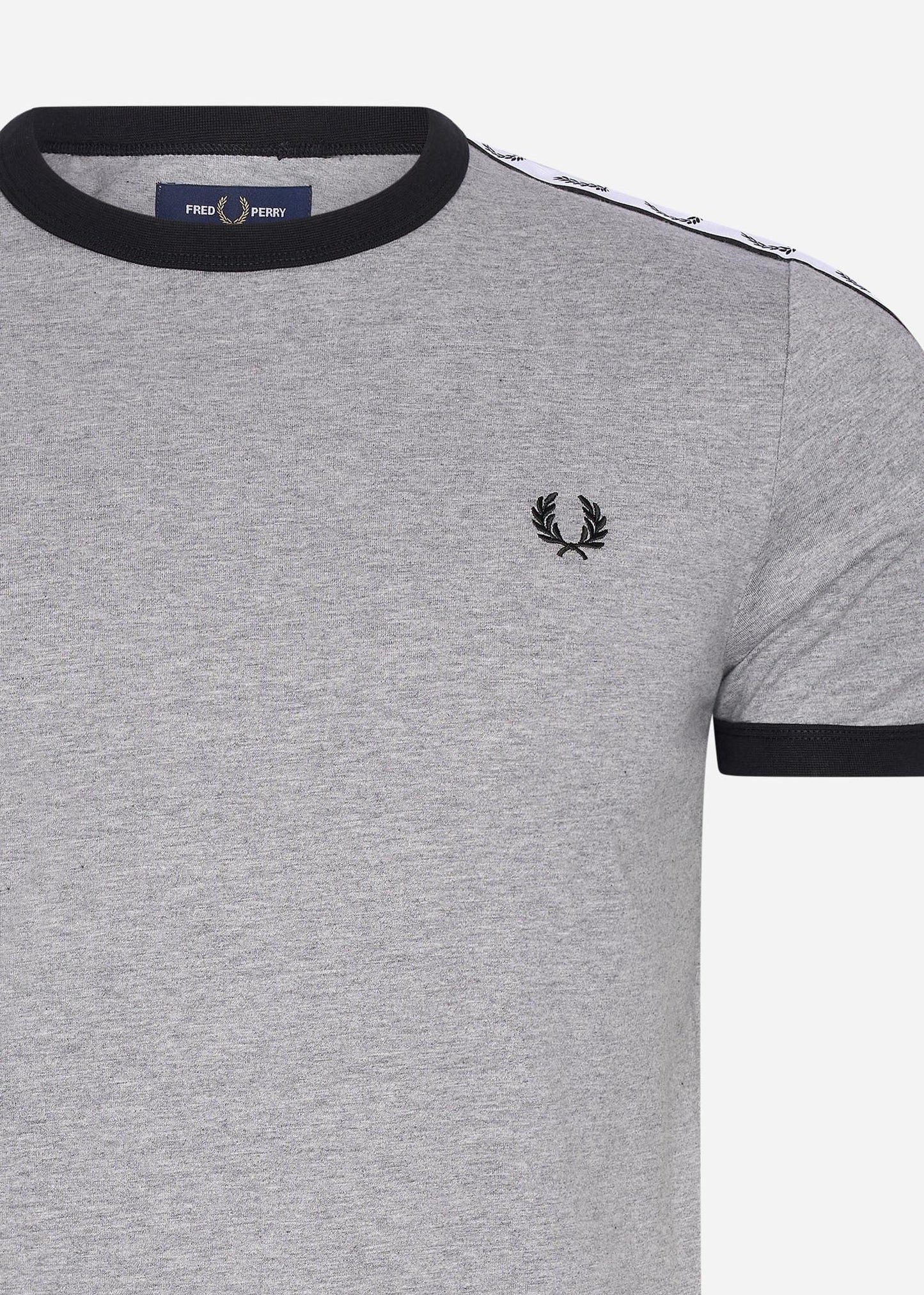 Fred Perry T-shirts Taped ringer t-shirt - steel marl