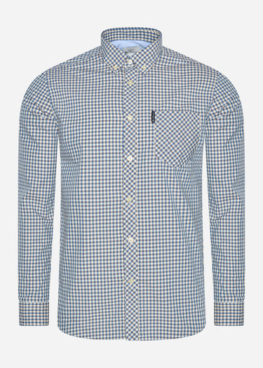 Ben Sherman Overhemden Signature gingham - persian blue