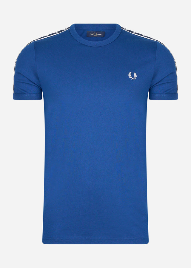 Fred Perry T-shirts Contrast tape ringer t-shirt - shaded cobalt navy
