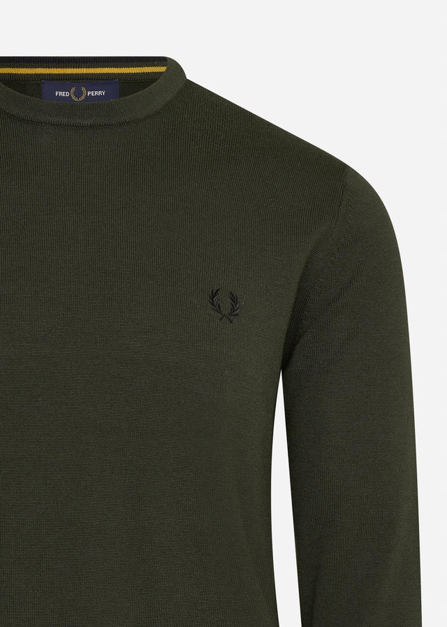 Fred Perry Truien Classic crew neck jumper - hunting green