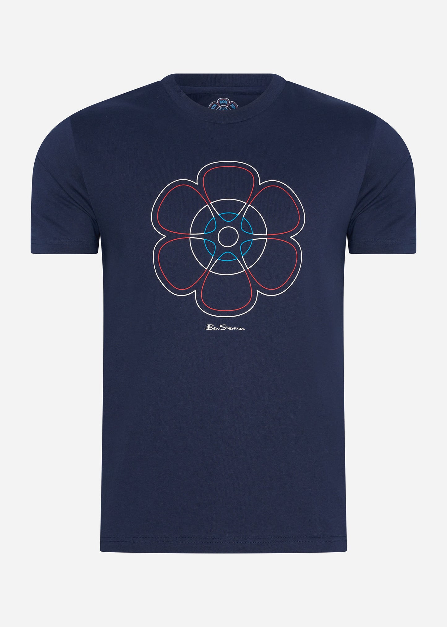 Ben Sherman T-shirts 60th anniversary tee - marine