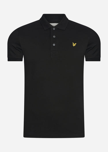 Lyle & Scott Polo's Plain polo shirt - jet black