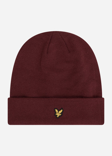 Lyle & Scott Mutsen  Beanie - merlot