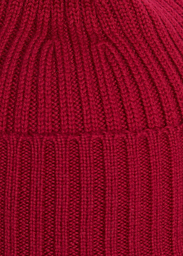 Lacoste Mutsen Wool cap - bordeaux