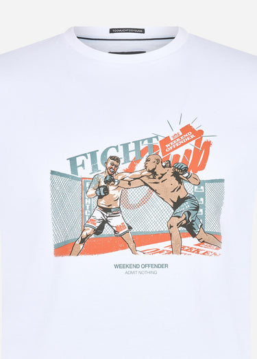 Weekend Offender T-shirts Fight club - white