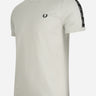 Fred Perry T-shirts Contrast tape ringer t-shirt - limestone black