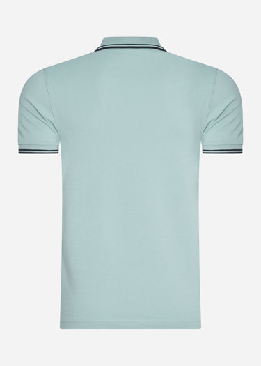 Fred Perry Polo's Twin tipped fred perry shirt - silver blue black