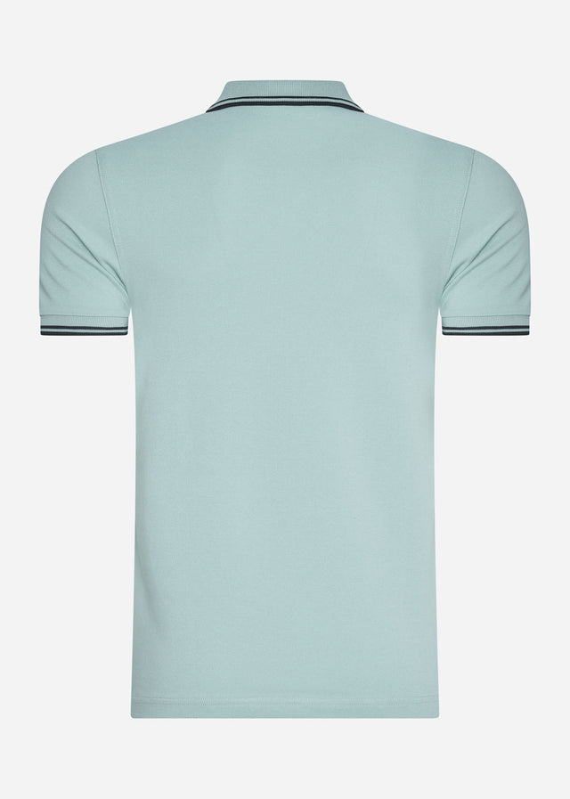 Fred Perry Polo's Twin tipped fred perry shirt - silver blue black