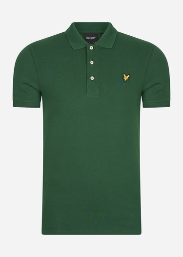 Lyle & Scott Polo's Plain polo shirt - english green