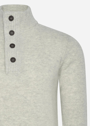 Barbour Truien Patch half zip - pearl