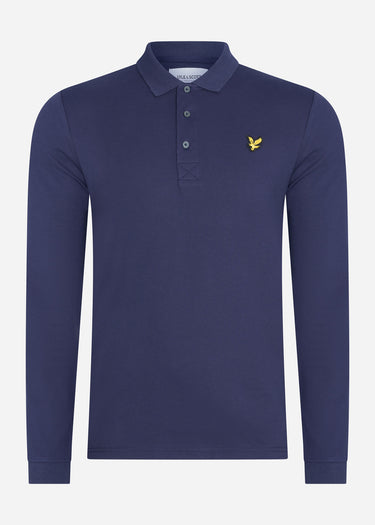 Lyle & Scott Longsleeve Polo's LS polo shirt - navy