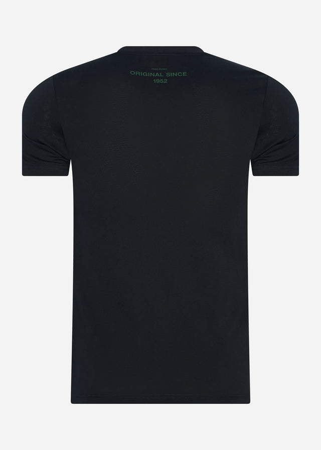 Fred Perry T-shirts Glitched graphic t-shirt - black