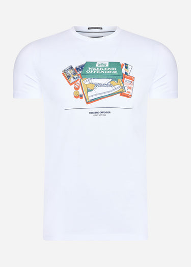 Weekend Offender T-shirts  Adami - white