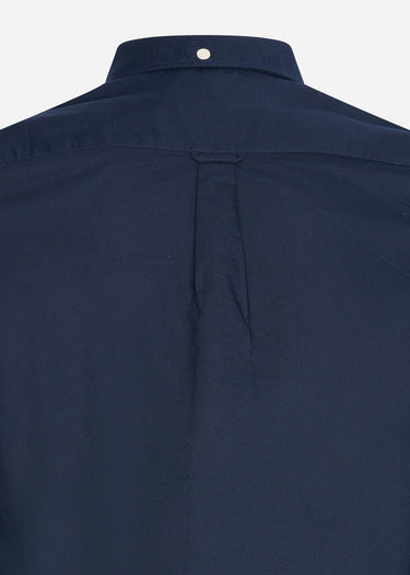 Lyle & Scott Overhemden Light weight oxford shirt - dark navy