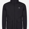 Fred Perry Jassen Patch pocket zip through jacket - black
