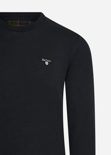 Barbour Truien Essential cotton cashmere crew - navy
