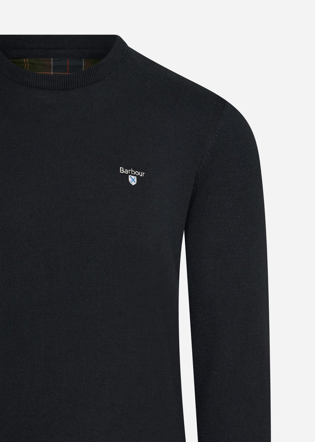 Barbour Truien Essential cotton cashmere crew - navy