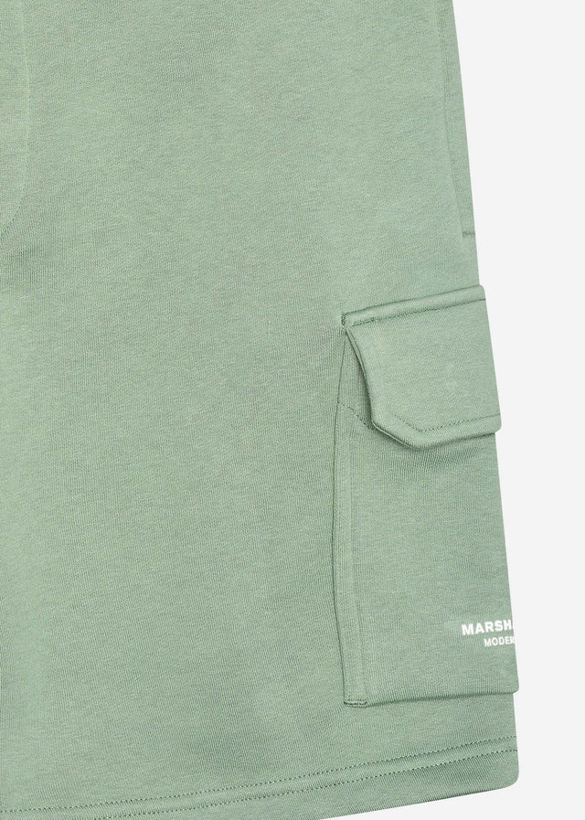 Marshall Artist Korte Broeken Siren cargo short - sage