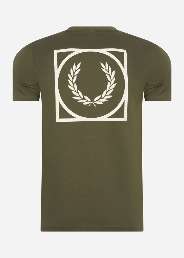 Fred Perry T-shirts Graphic print t-shirt - military green