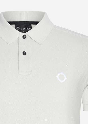 MA.Strum Polo's SS pique polo - grey violet
