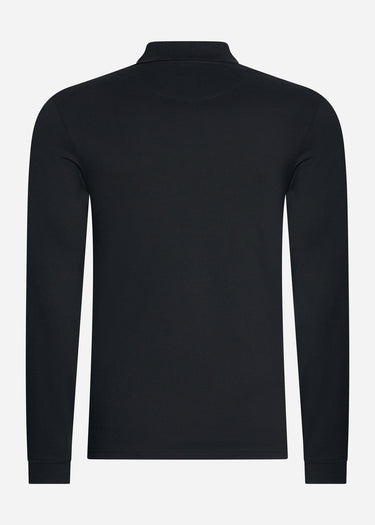 Lyle & Scott Longsleeve Polo's  LS polo shirt - jet black