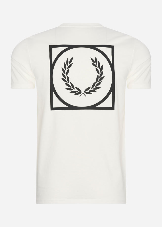 Fred Perry T-shirts Graphic print t-shirt - snow white