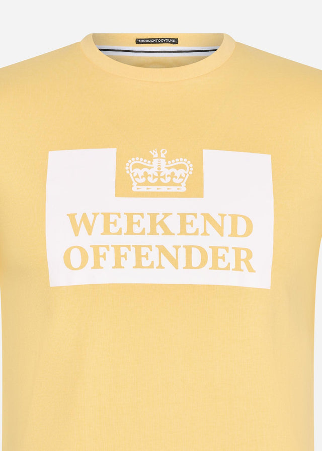 Weekend Offender T-shirts Prison tee - buttermilk