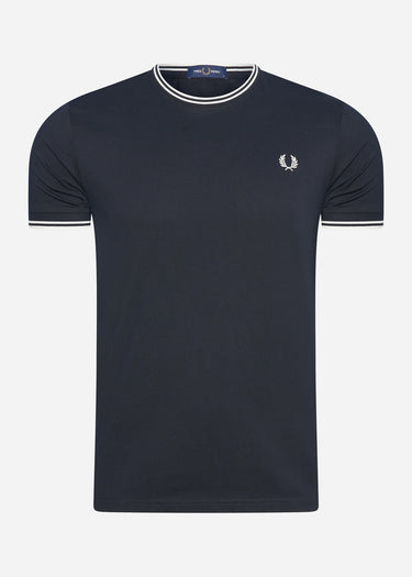 Fred Perry T-shirts  Twin tipped t-shirt - navy