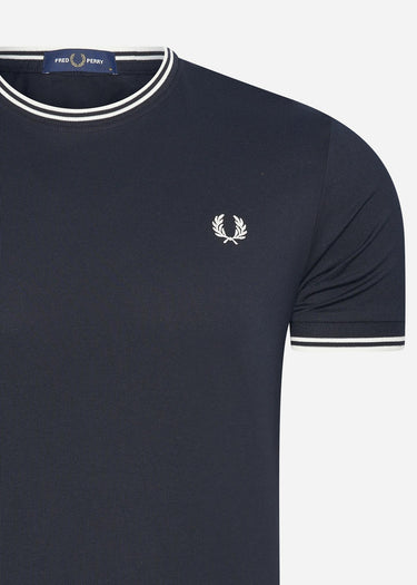 Fred Perry T-shirts  Twin tipped t-shirt - navy