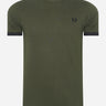 Fred Perry T-shirts Ringer t-shirt - hunting green