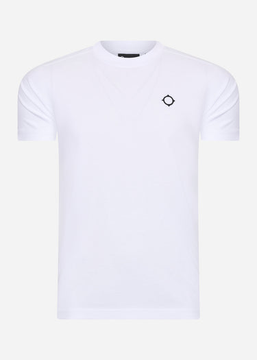 MA.Strum T-shirts SS icon tee - optic white