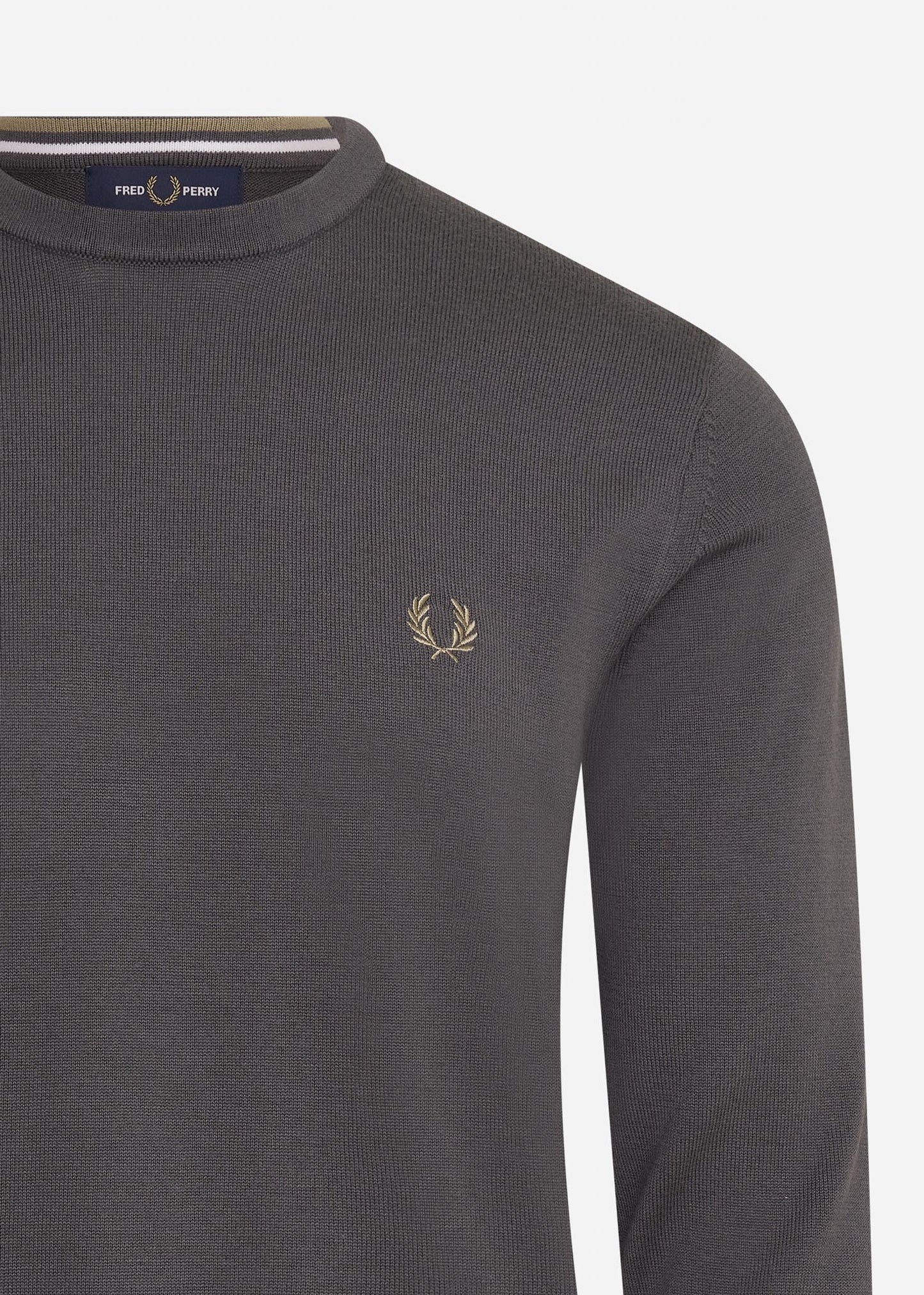 Fred Perry Truien Classic crew neck jumper - gunmetal