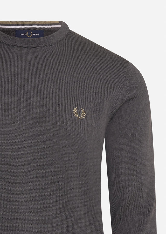 Fred Perry Truien Classic crew neck jumper - gunmetal