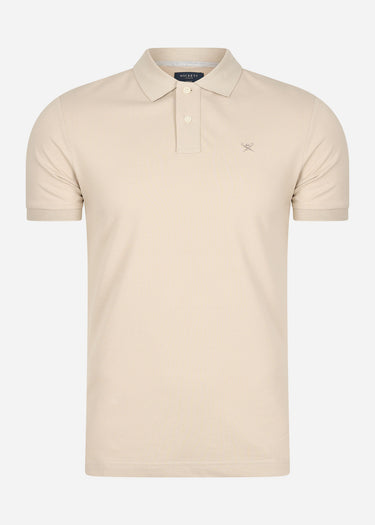 Hackett London Polo's Cotton pique polo shirt - silver lining