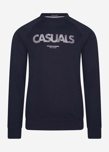 Weekend Offender Truien Dunham sweat - navy