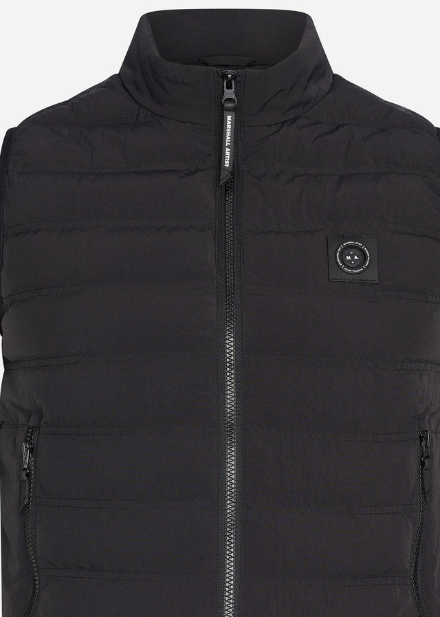 Marshall Artist Bodywarmers Lightweight bubble gilet - black