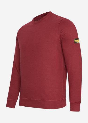Barbour International Truien Badge sweat - wine