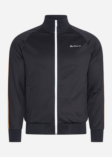 Ben Sherman Vesten House taped track top - black